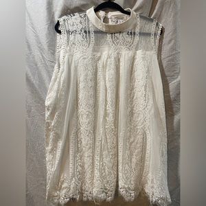 Eve & Maddie Sleeveless Lace Top - Size 3x